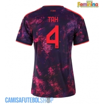 Camisa de time de futebol Bayern Munich Jonathan Tah #4 Replicas 3º Equipamento Feminina 2026-27 Manga Curta